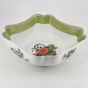 Vintage MOTTAHEDEH Vista Allegre Portugal Hand Painted Ceramic Dish Bowl